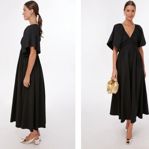 Pomander Place Vivianne Maxi Dress Black Medium - Picture 2 of 12